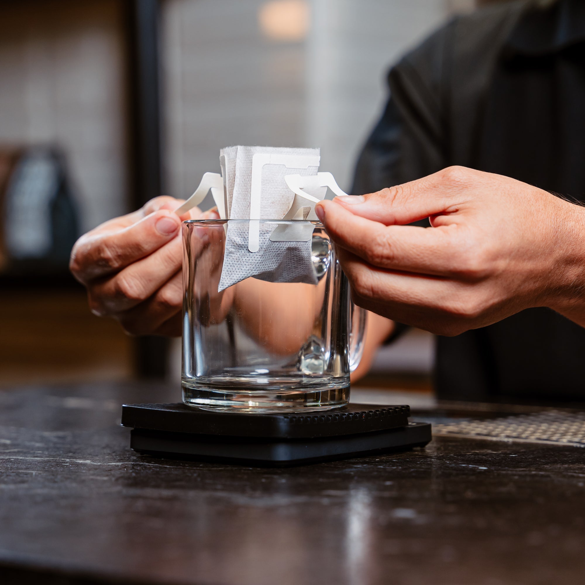 Single-Use Pour-Over Drip Bags - Bourbon (Box of 10 Bags)