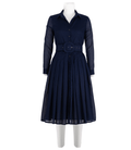 Audrey Dress #4 Indigo Midi Dress