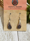 Handcrafted Sterling Silver Turtle Dangle Earrings