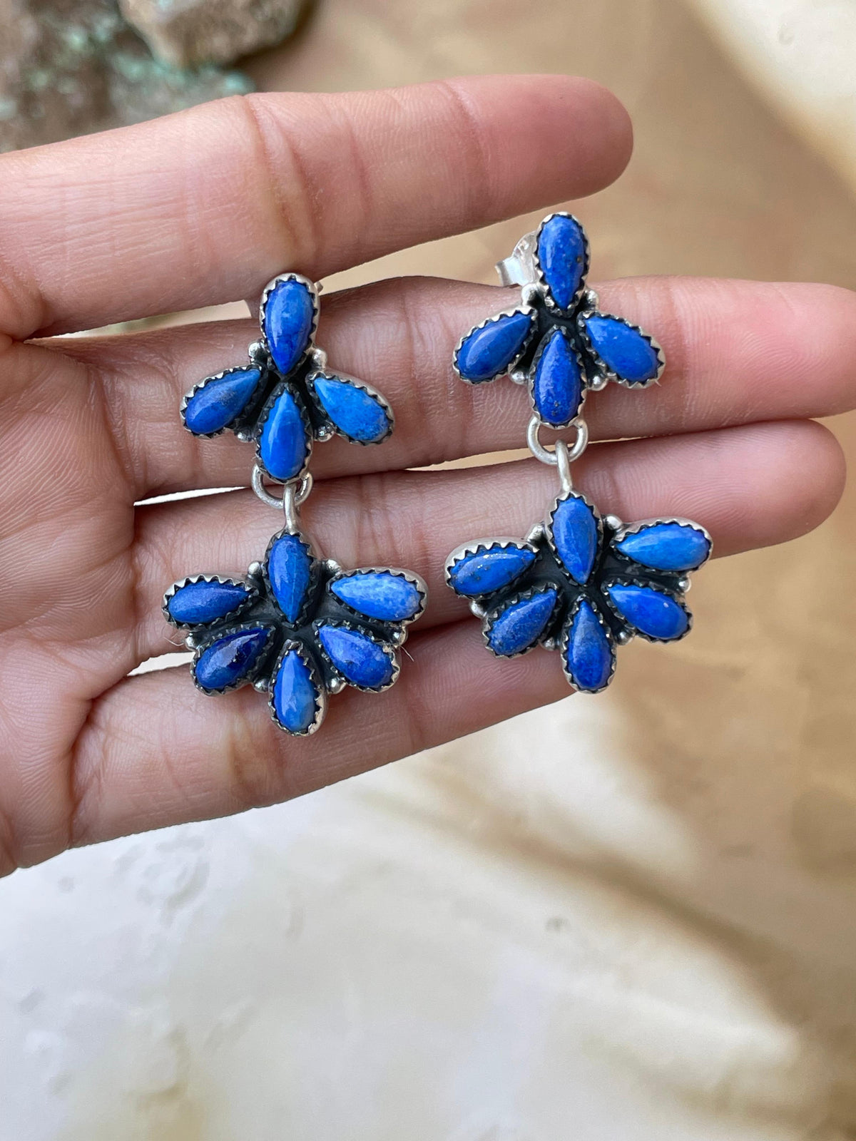 Handmade Sterling Silver Dangle Earring