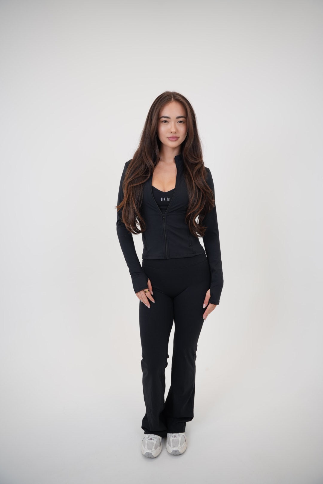 I Live in Luxury Black Flare Pant