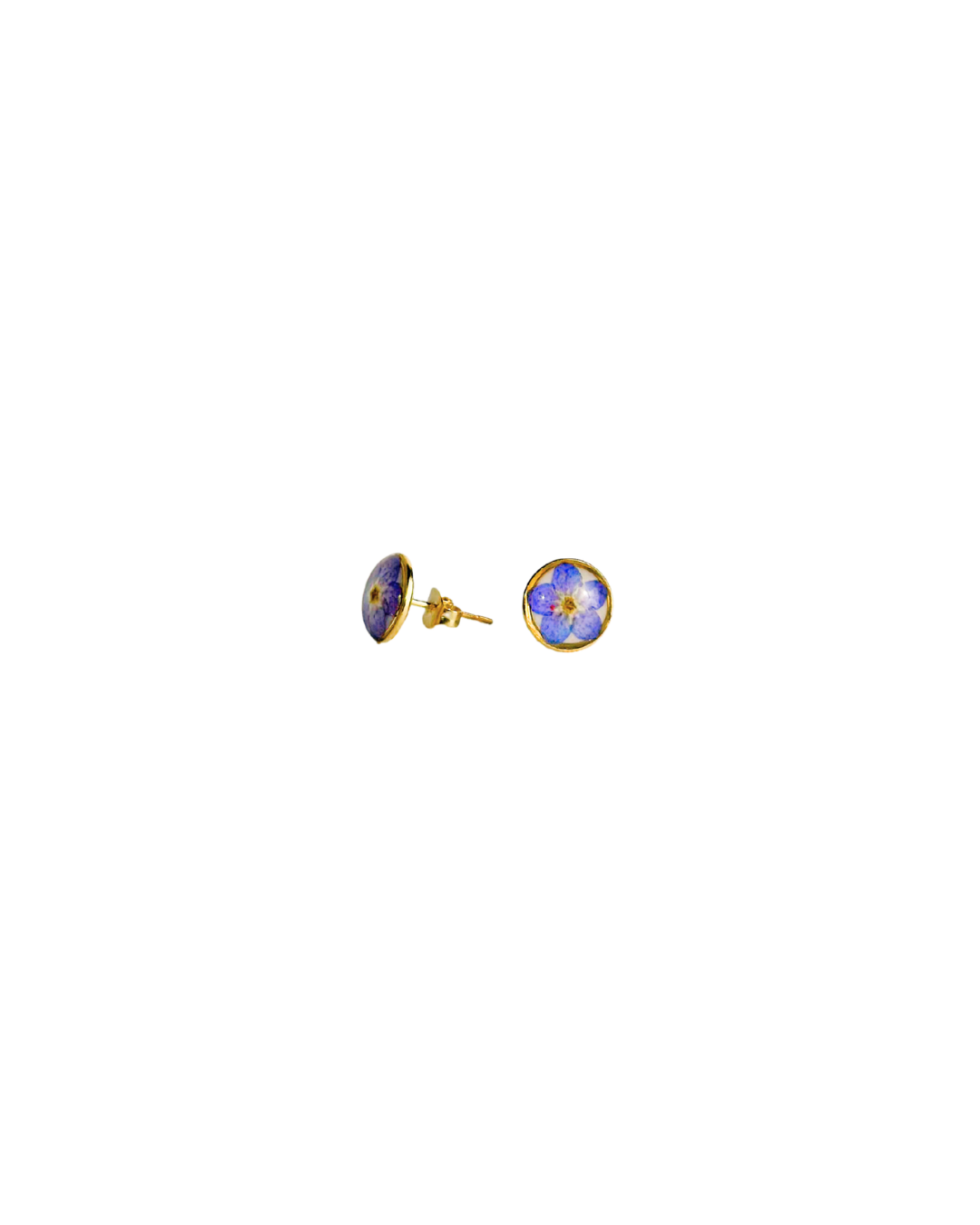 Wildflower Gold Stud Earrings