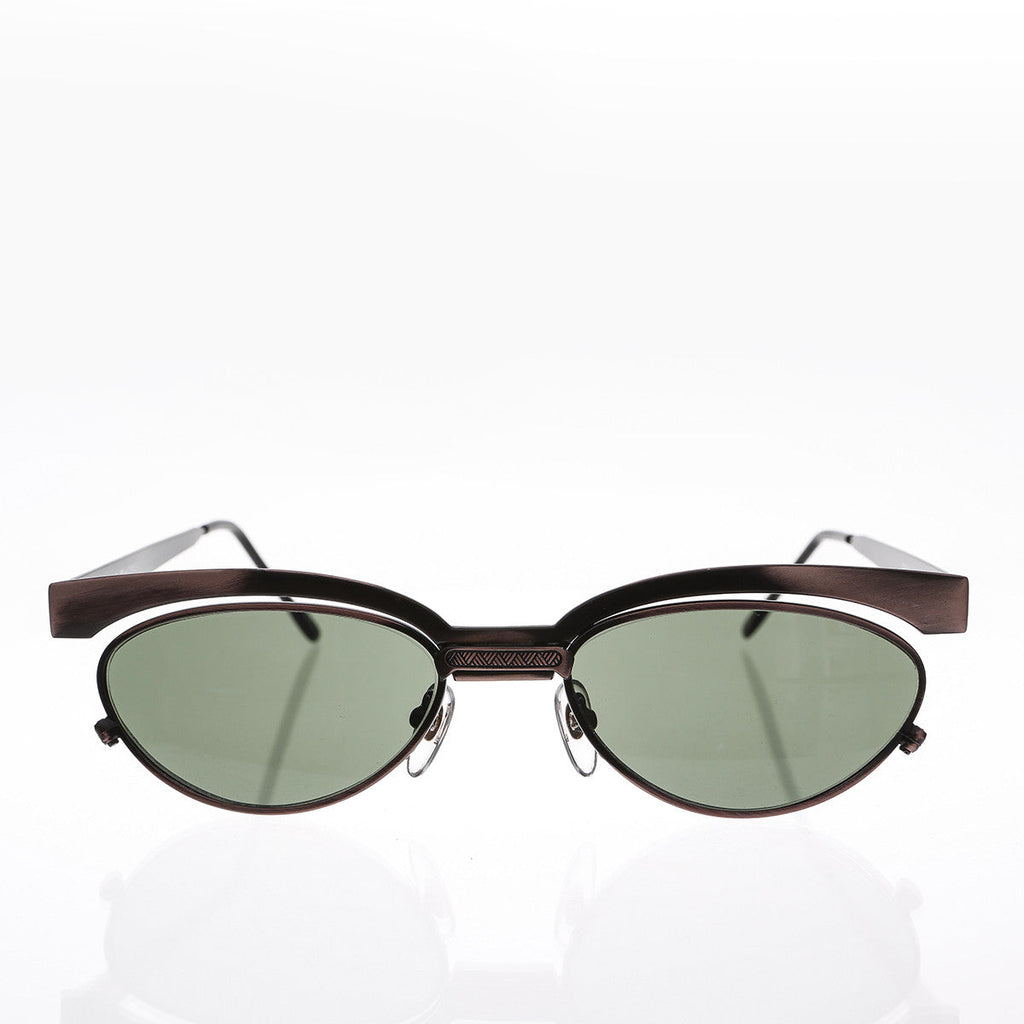 Floating Lens Cat Eye 90s Vintage Sunglass - Trina 1