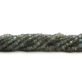4-4.5mm Labradorite Plain Heishi Beads, 14 inch 135 pcs