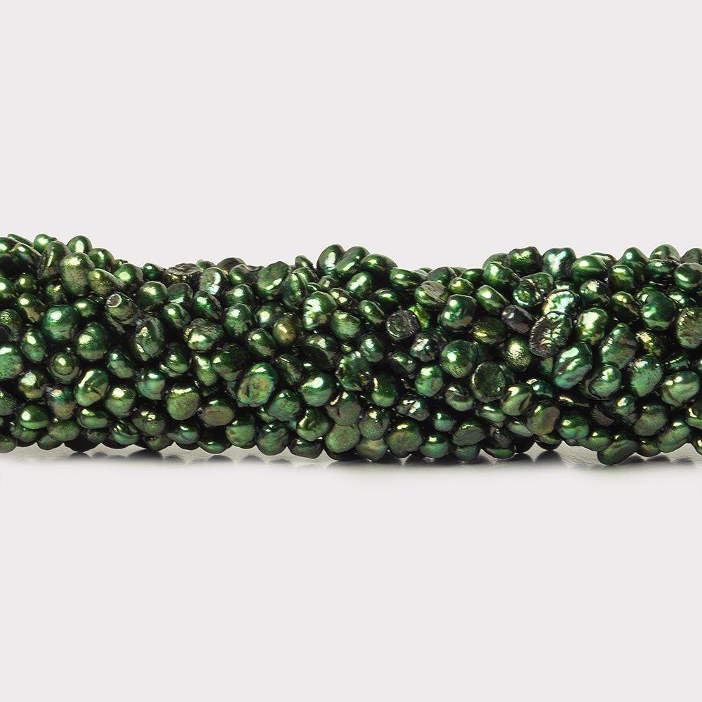 4-5mm Pine Green Baroque Pearls