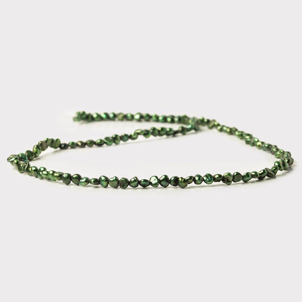 4-5mm Pine Green Baroque Pearls