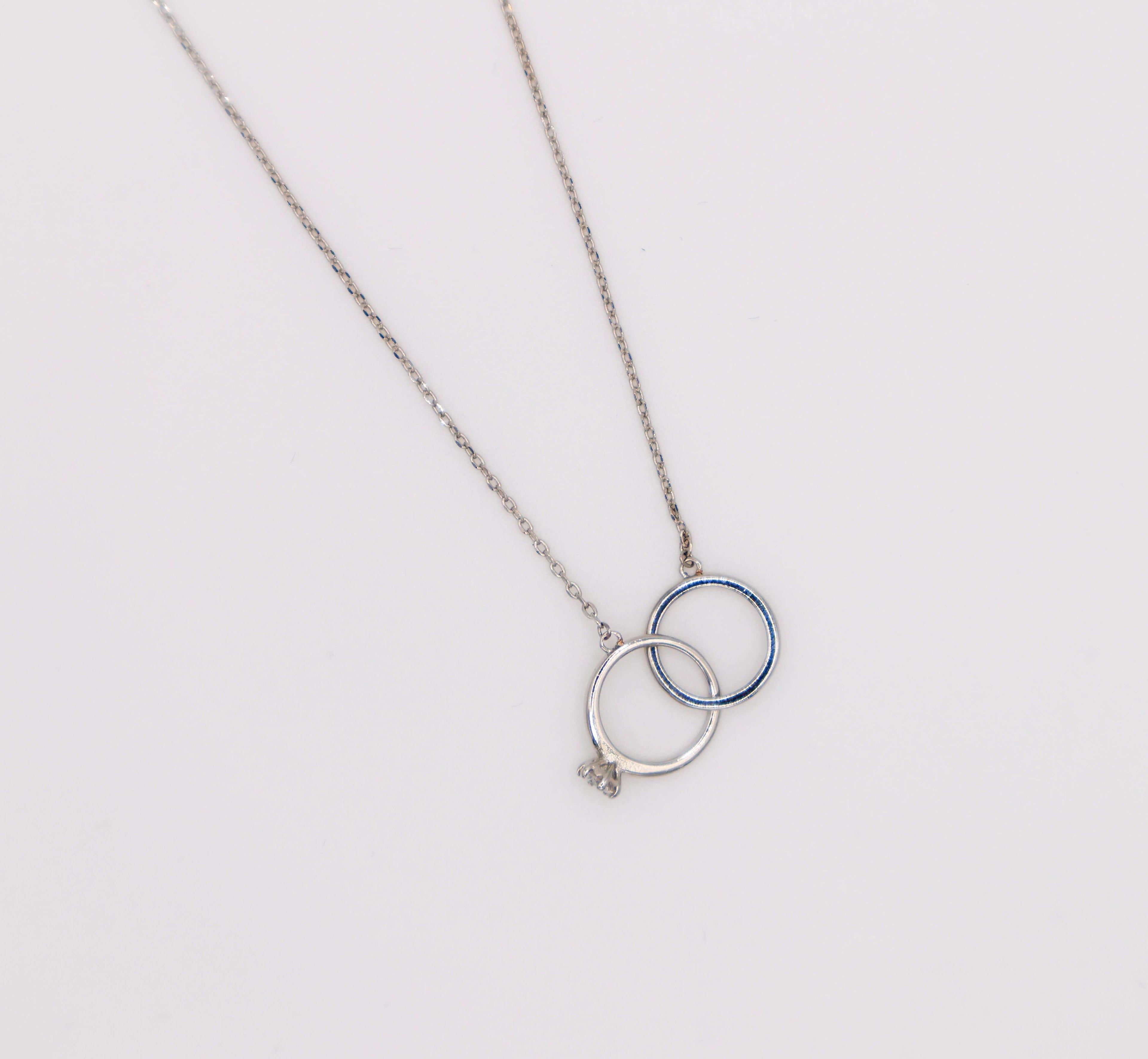 Eternal Embrace White Gold Necklace - Timeless Luxury