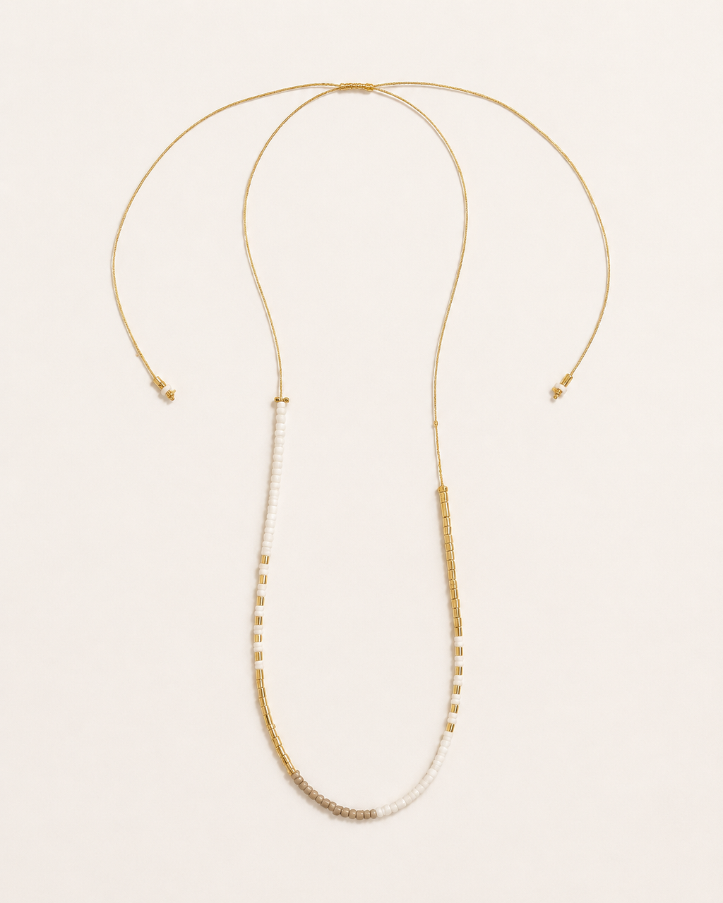 Golden Beaded Necklace