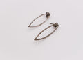 Silver Eye-Shaped Earrings – Elegant Sterling Silver Jewelry for Women
