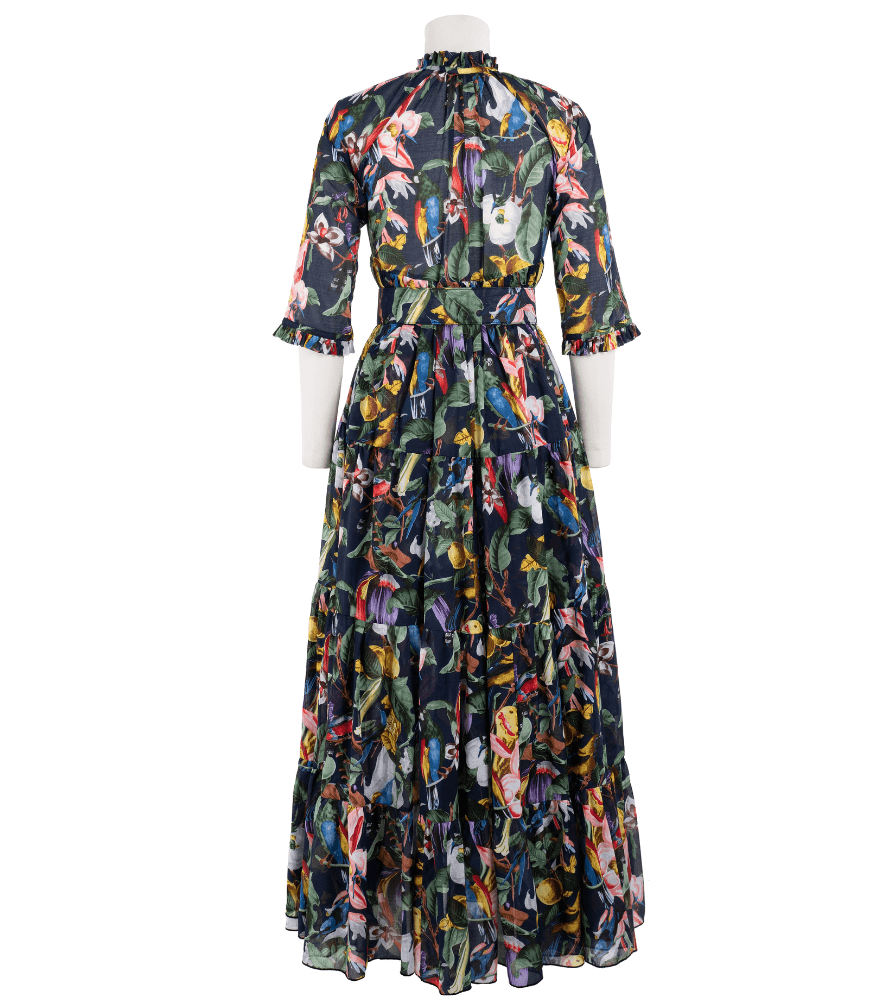 Eden Dress Indigo Midi Dress