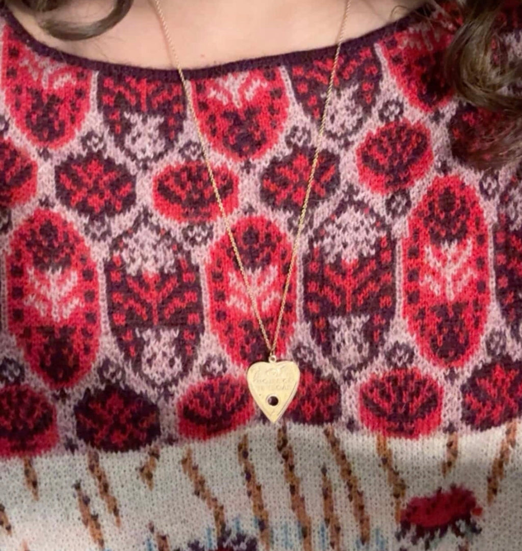 Gold Ouija Slider Pendant