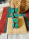 Handcrafted Royston Turquoise & Sterling Silver Adjustable Ring by Jacqueline Silver