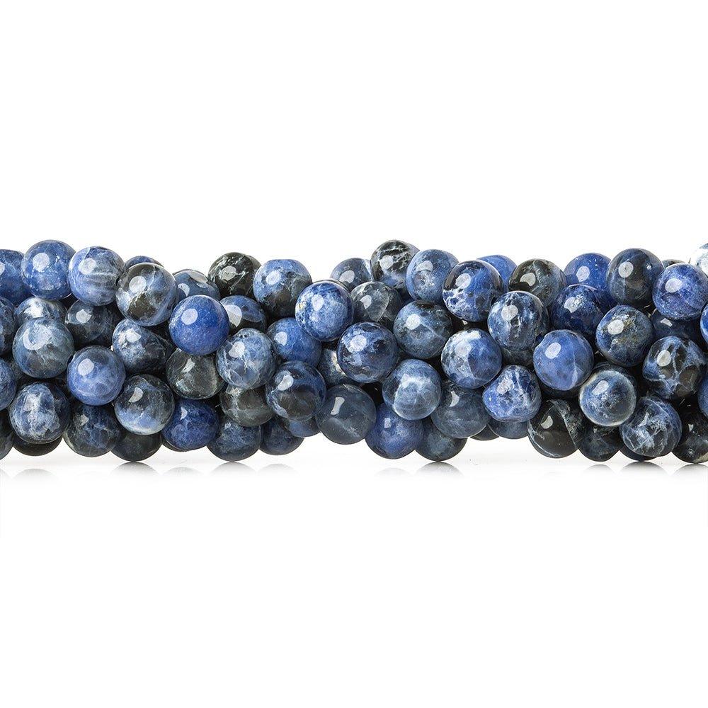 5-6mm Sodalite Plain Round Beads, 14 inch