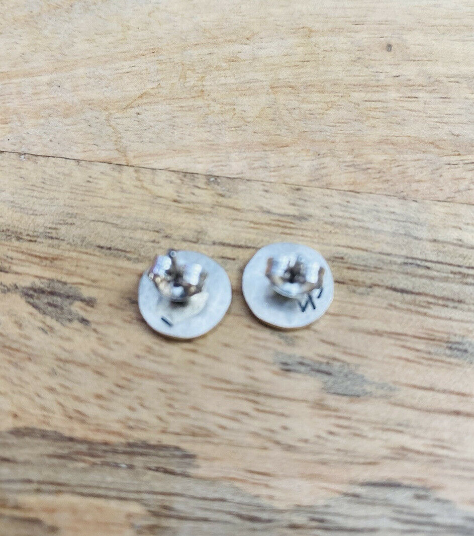 Handcrafted Overlaid Sterling Silver Kokopelli Stud Earrings