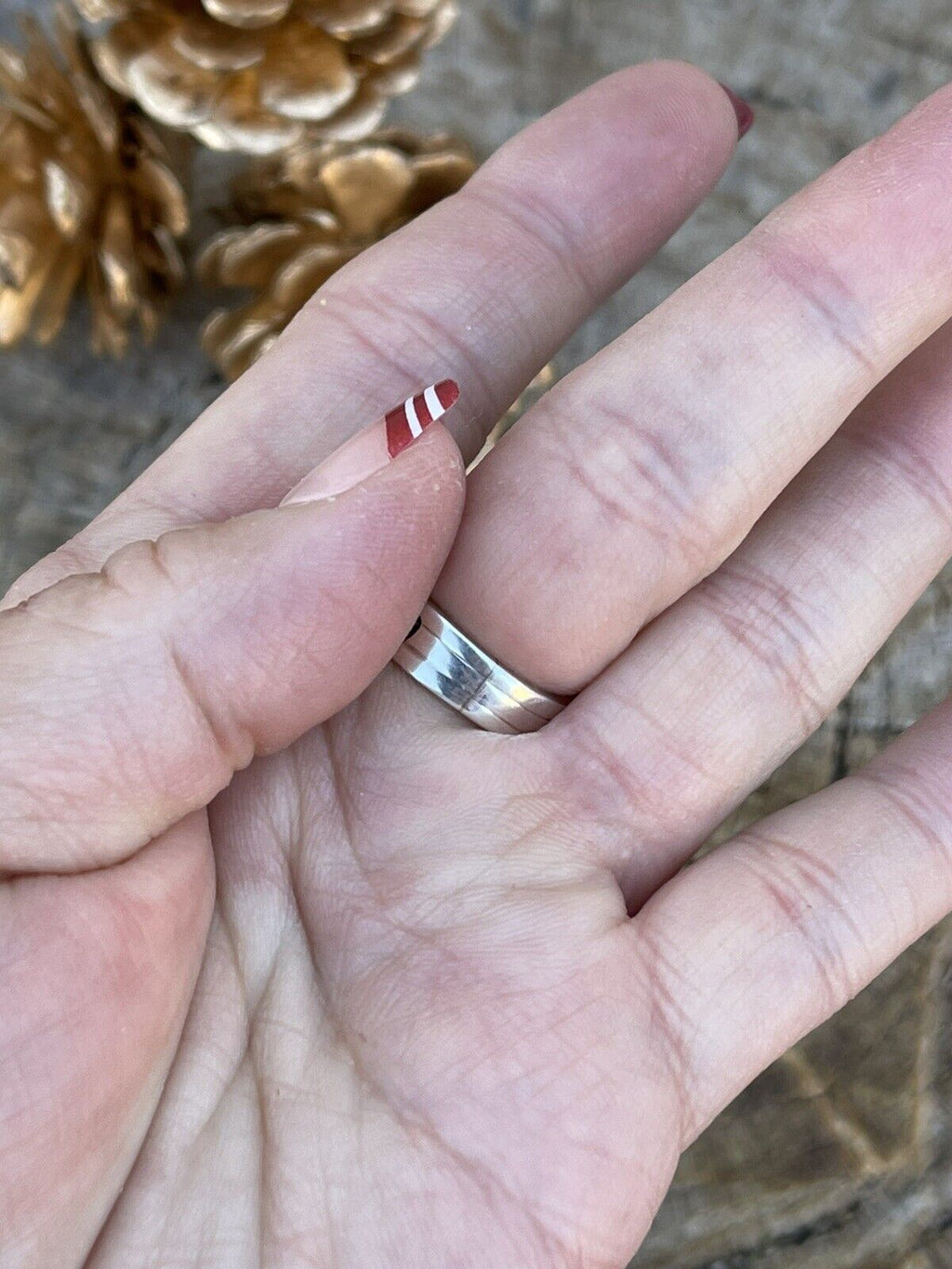Handcrafted Sterling Silver Swirls Wave Ring