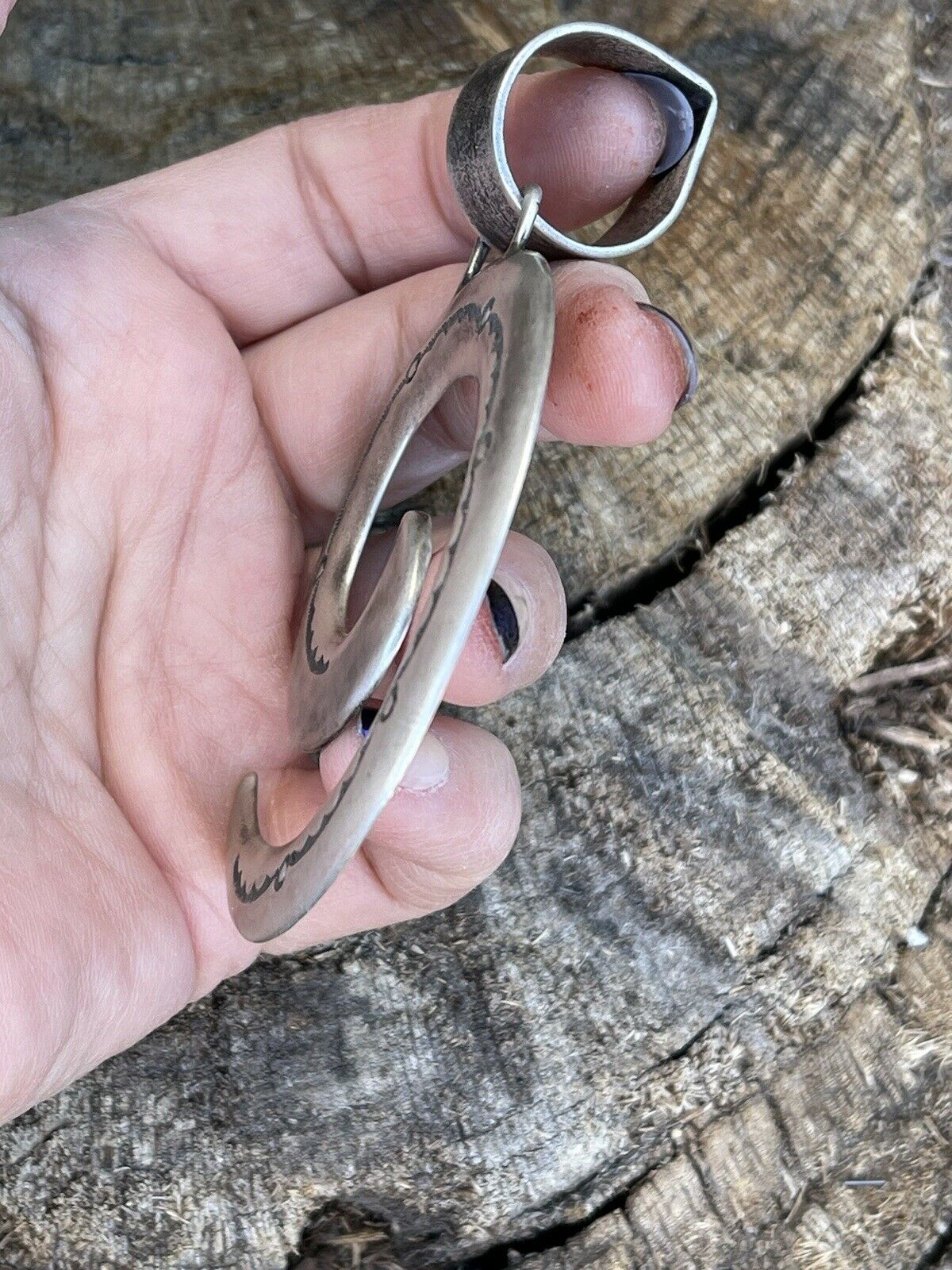 Handcrafted Sterling Silver Spiral of Evolution Pendant