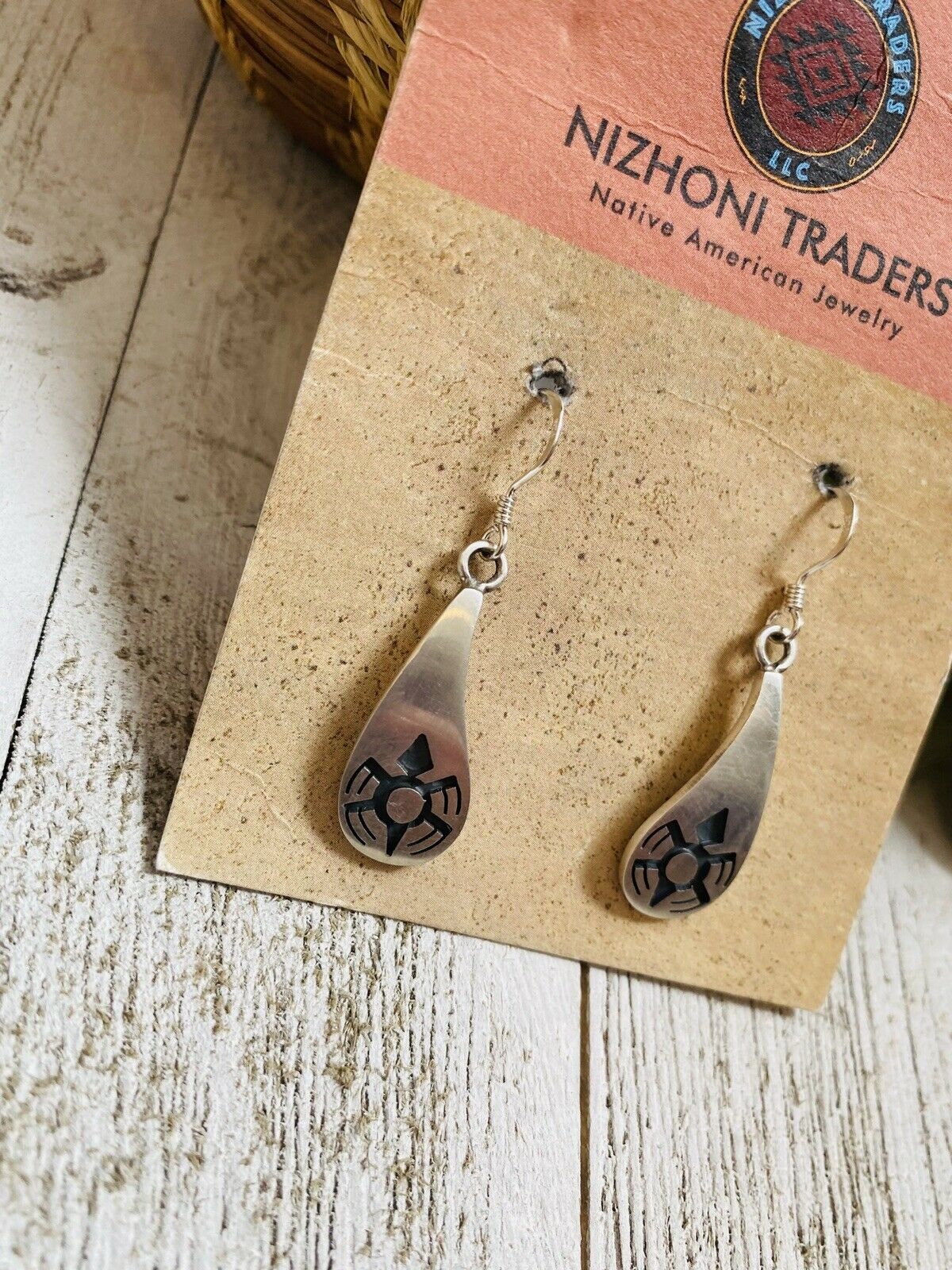 Handcrafted Sterling Silver Turtle Dangle Earrings