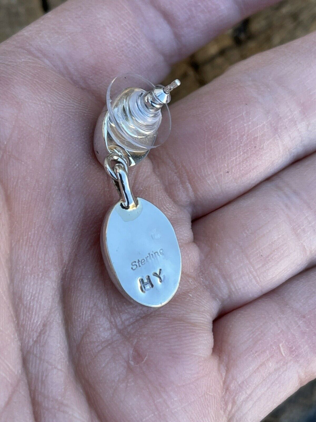 Handcrafted Sterling Silver Turquoise Dangle Earrings