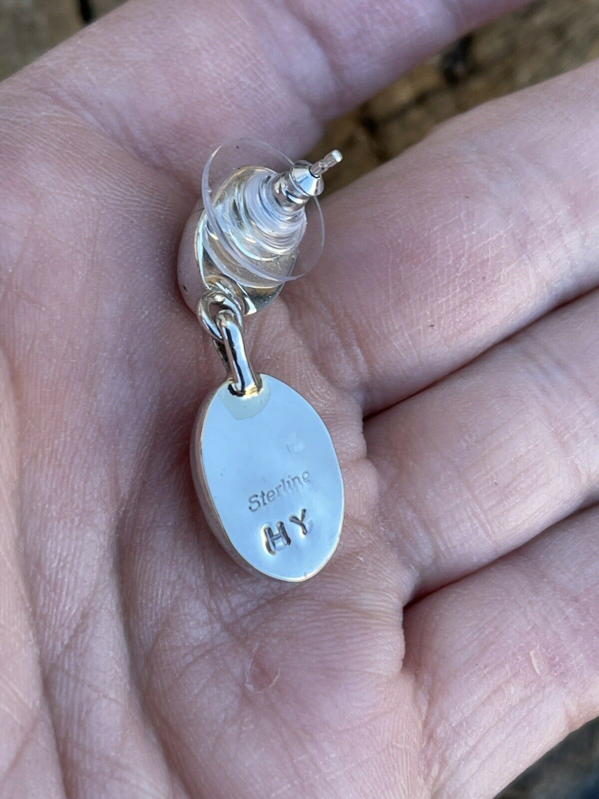 Handcrafted Sterling Silver Turquoise Dangle Earrings