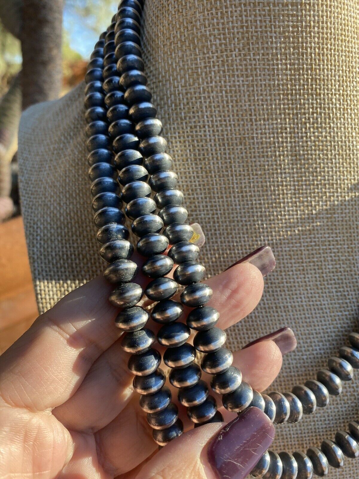 Handcrafted Sterling Silver Saucer Beads 9mm