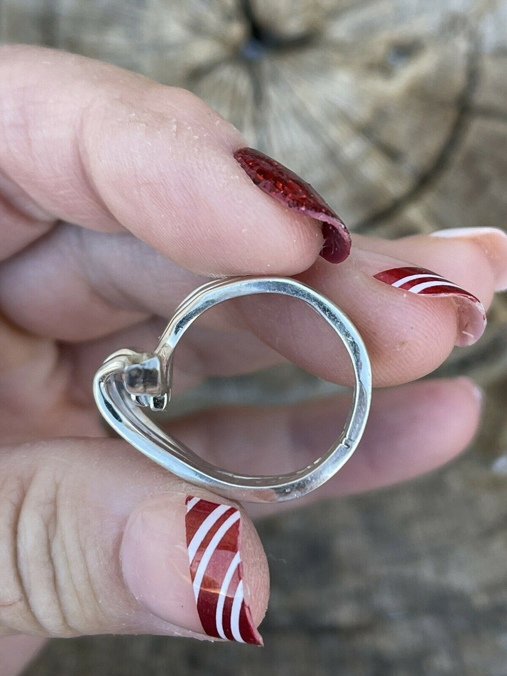 Handcrafted Sterling Silver Swirls Wave Ring