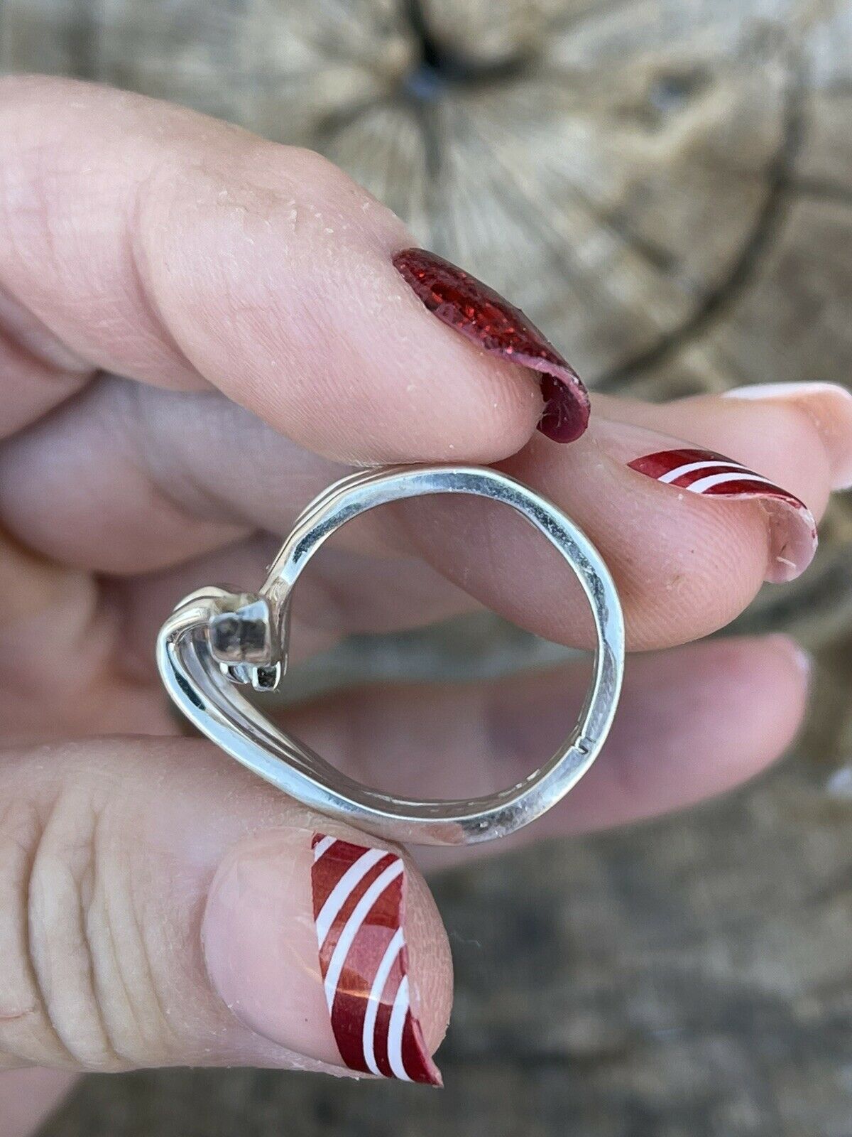 Handcrafted Sterling Silver Swirls Wave Ring