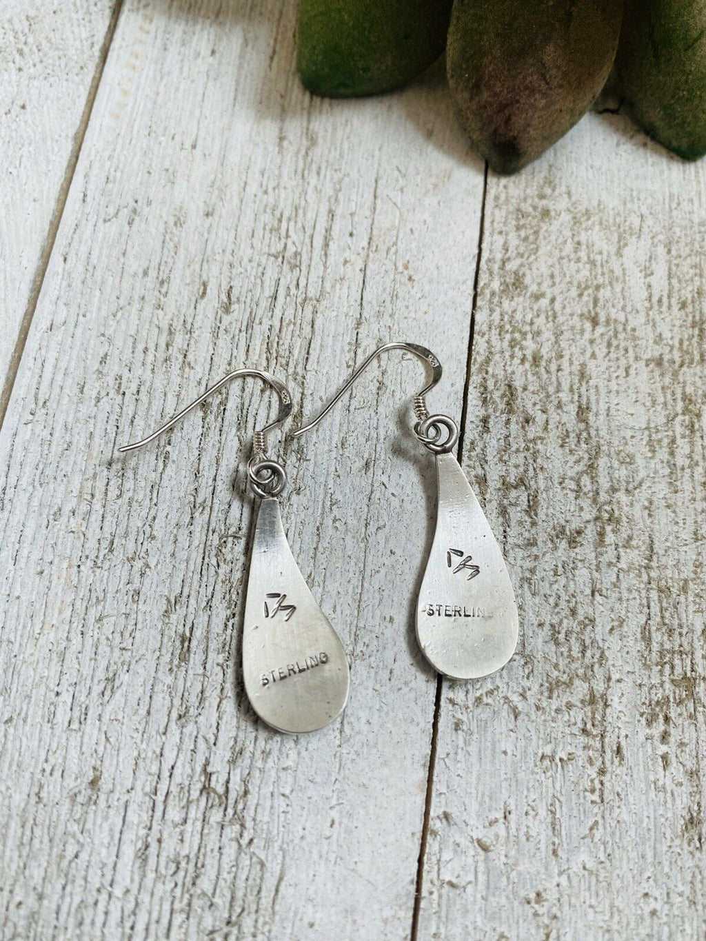 Handcrafted Sterling Silver Turtle Dangle Earrings
