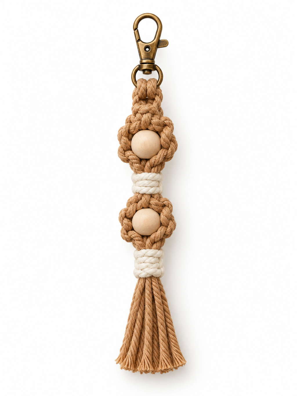 Flora Macrame Keychain