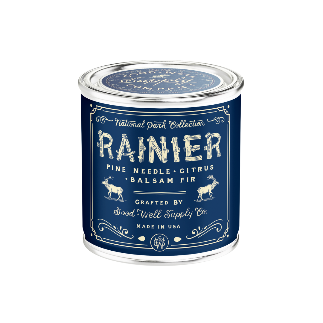 Rainier National Park Candle