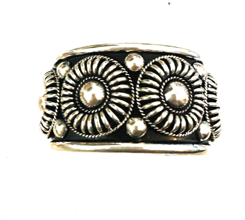 Handcrafted Rolled Sterling Silver Cuff Bracelet