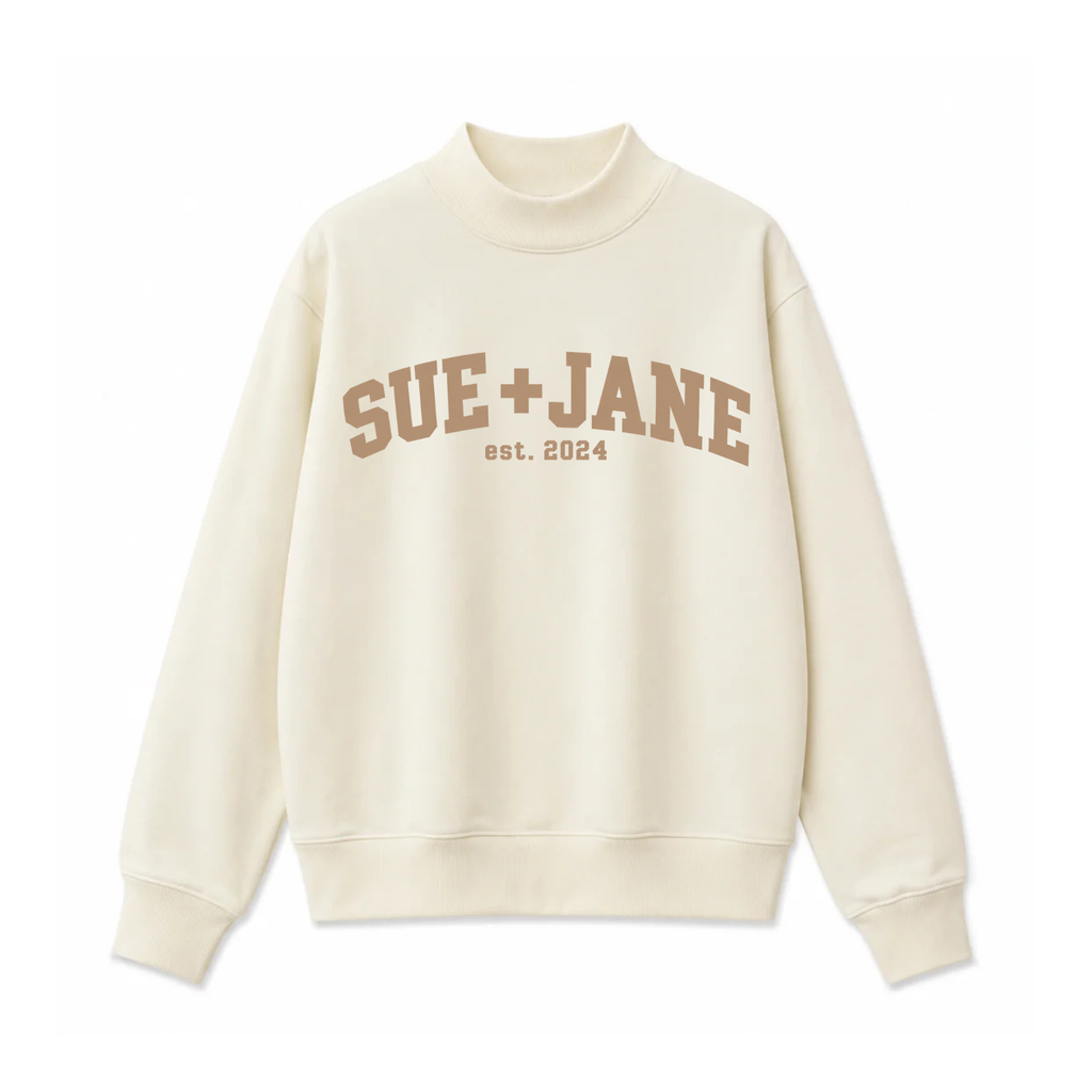 Classic Varsity Fleece Mock Neck