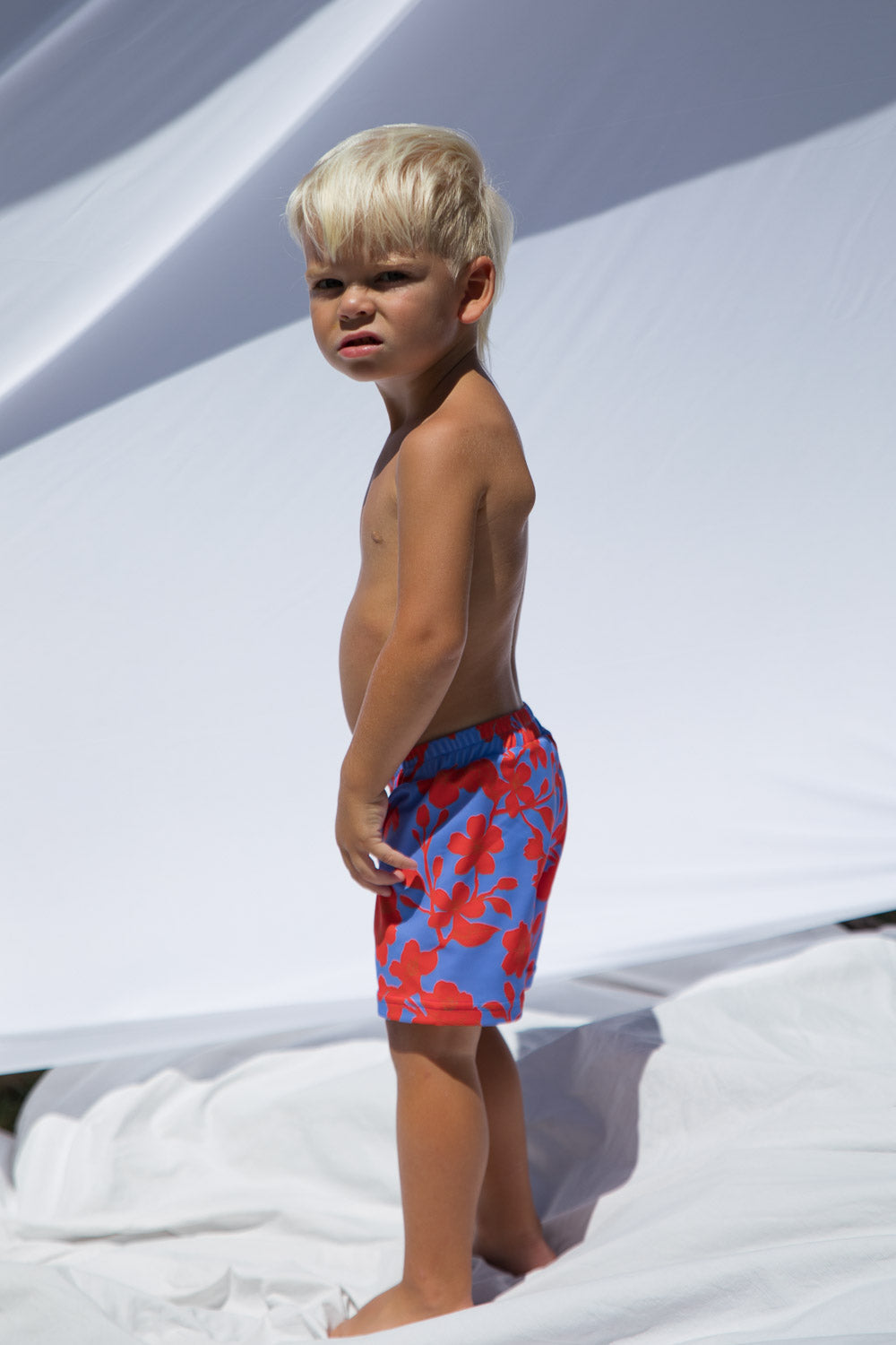 Boys Toki Soft Swim Short | Aka Sakura