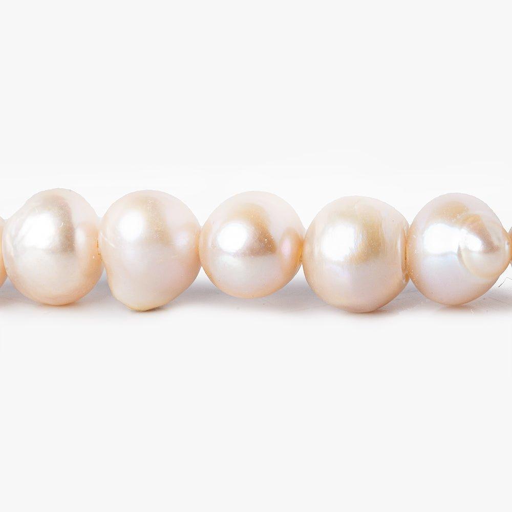 6x5mm - 7x6mm Pale Pink Baroque Freshwater Pearls 14 inch 60 beads