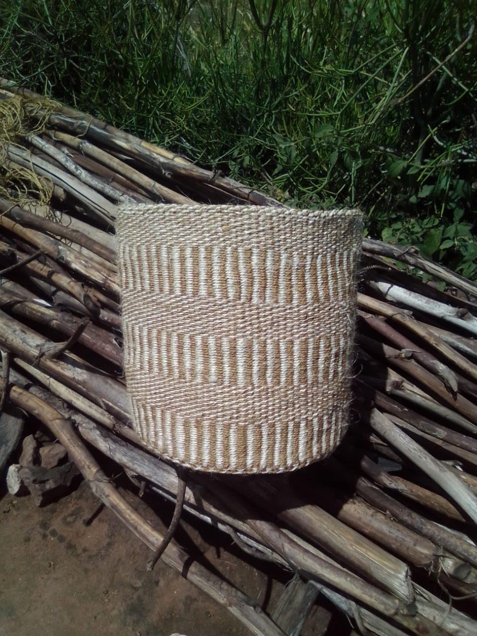 Life Handmade Sisal Tote Bag Beach Sustainable Straw Basket