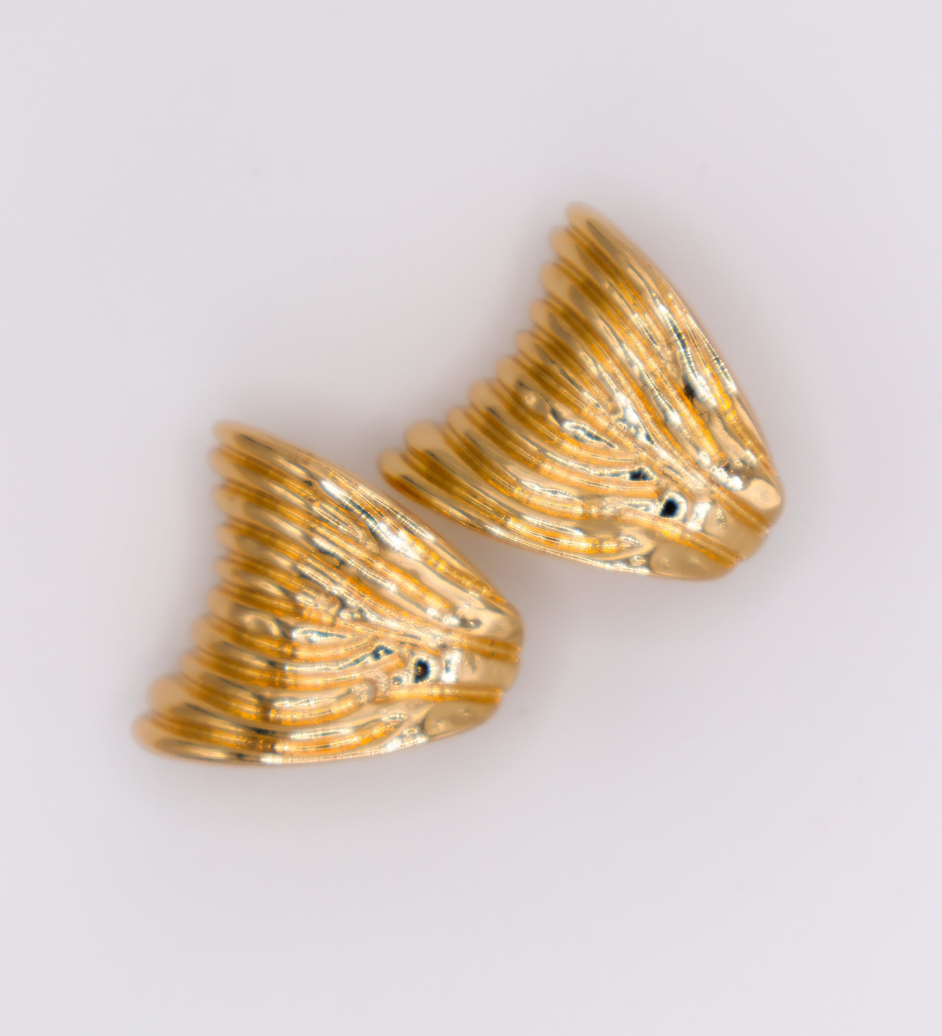 Golden Halo Earrings – Luxury Gold Statement Earrings
