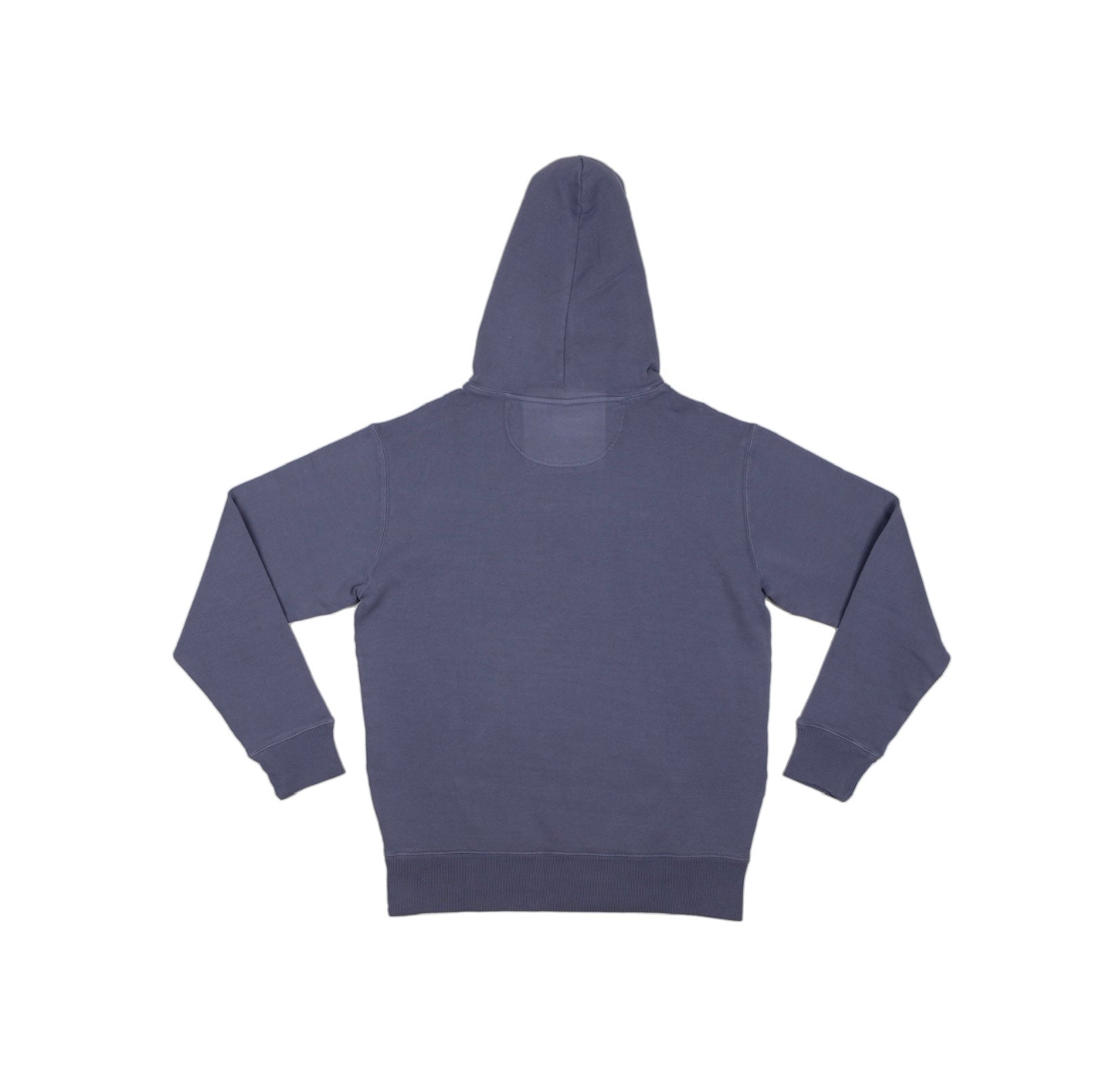 Embroidered Surfing Boar Hoodie Blue