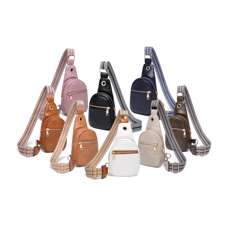 The Palmer | Sling Bag with Zipper Pocket