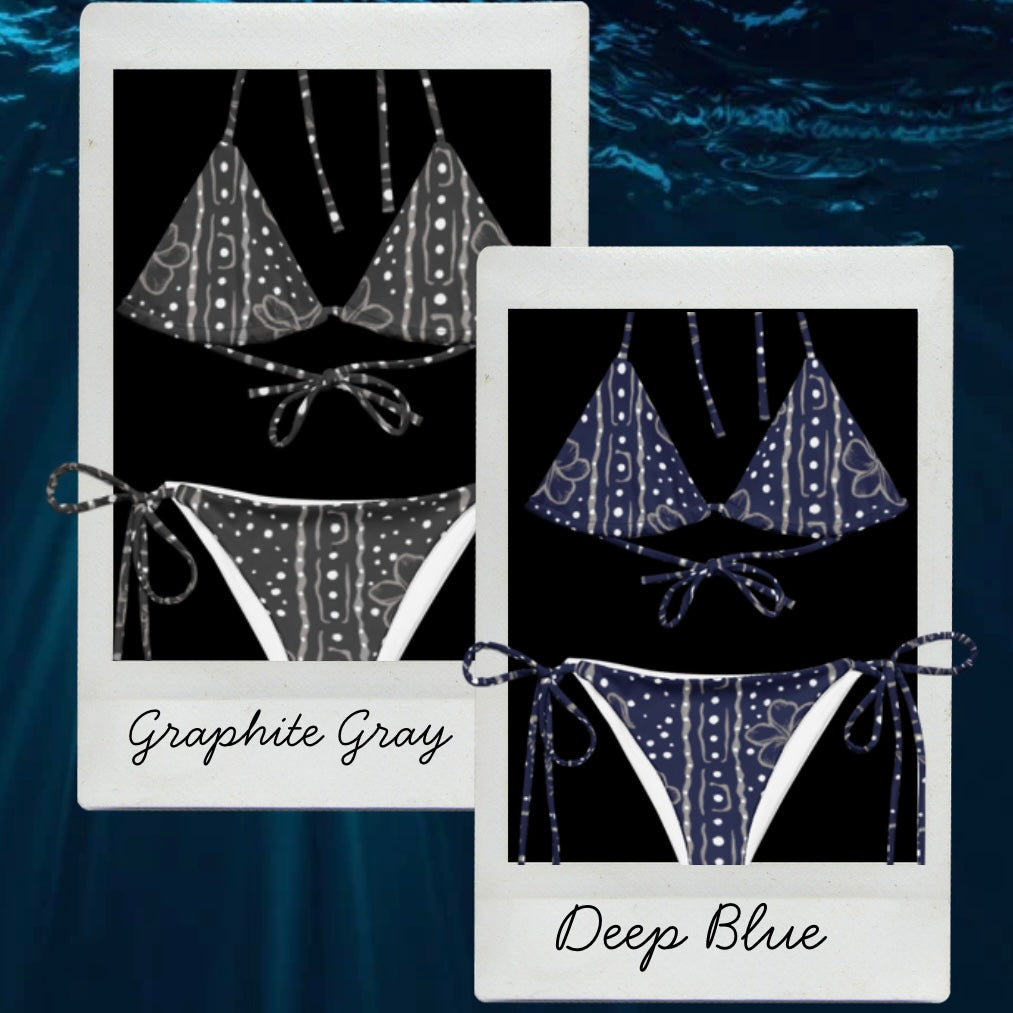 Deep Voyager (Whale Shark) Recycled String Swimwear