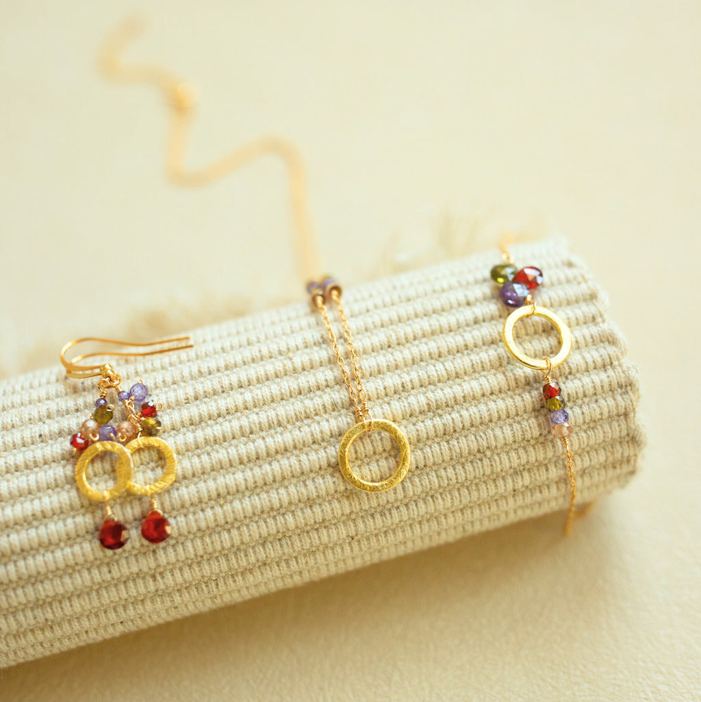 Rainbow Solara Necklace