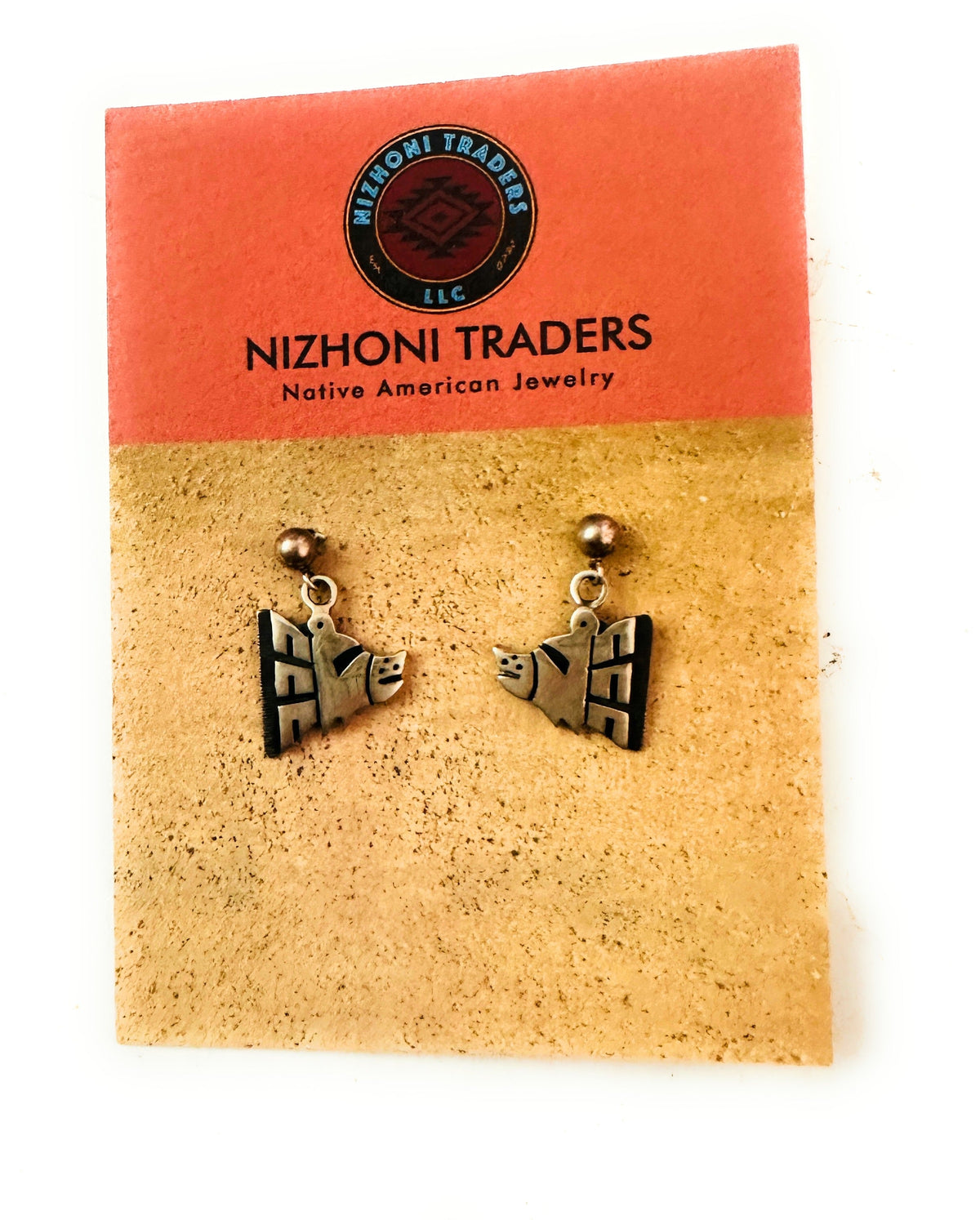 Handcrafted Sterling Silver Pig Dangle Earrings