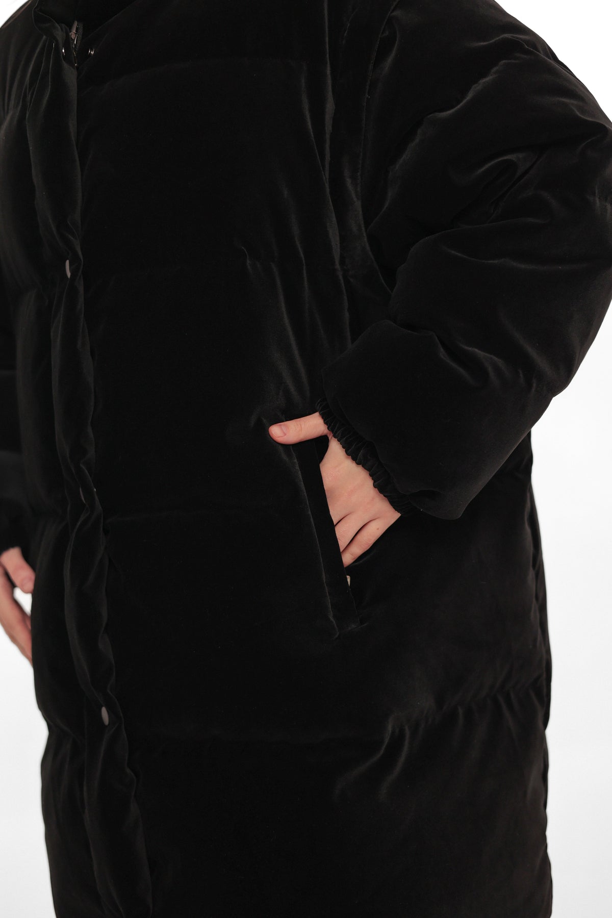 Transformer 2 in 1 Velour Down Coat/Vest