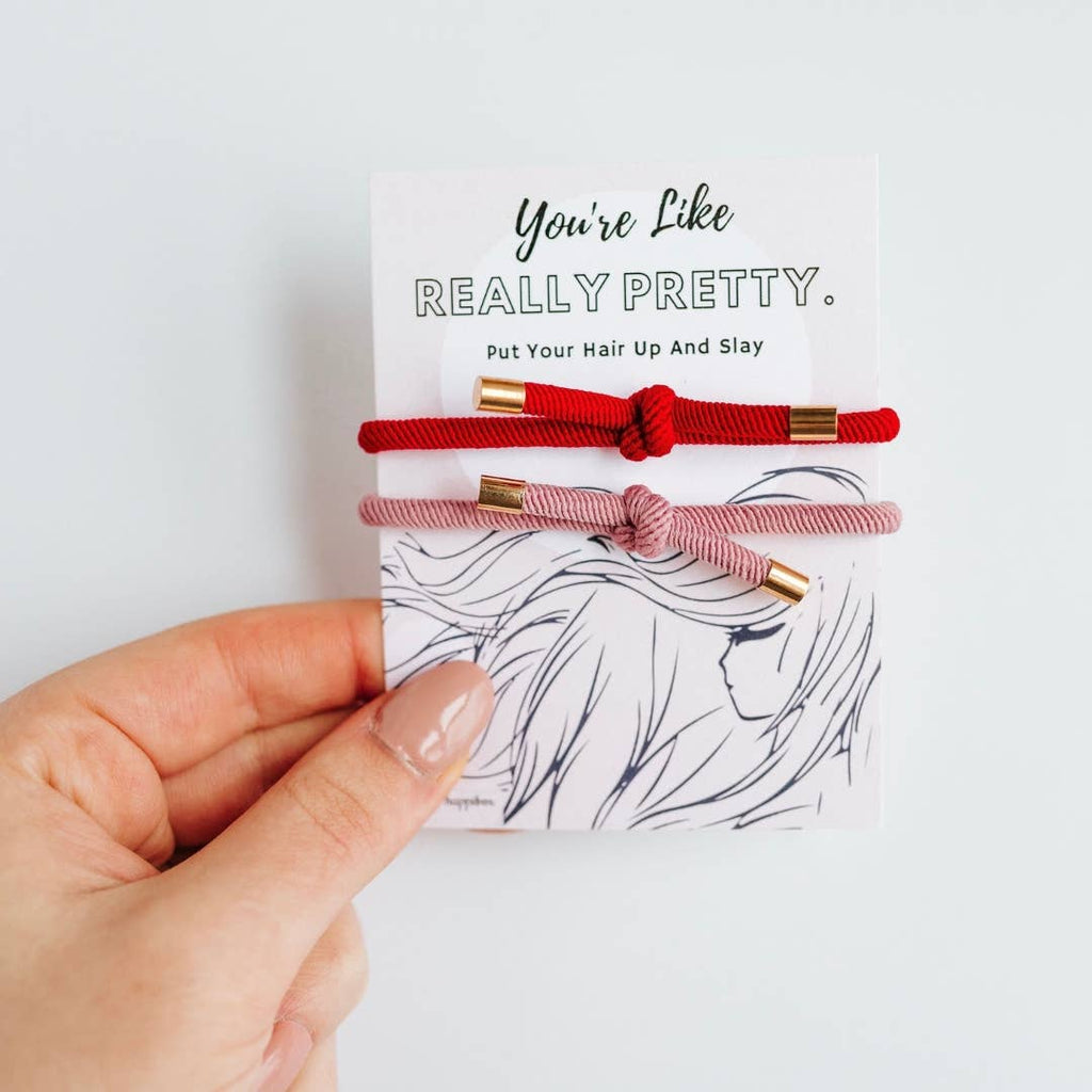 Really Pretty Double Elastic Hair Tie Pair