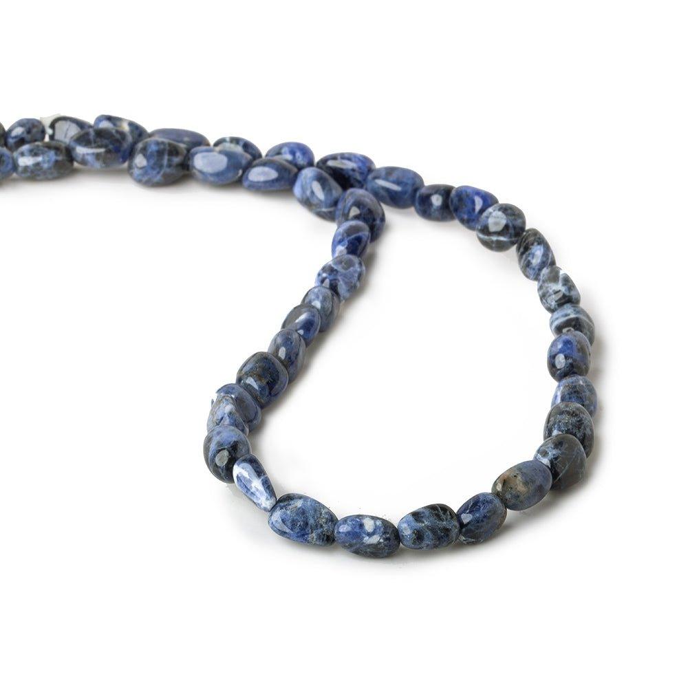 8mm Sodalite Plain Potato Beads, 15 inch