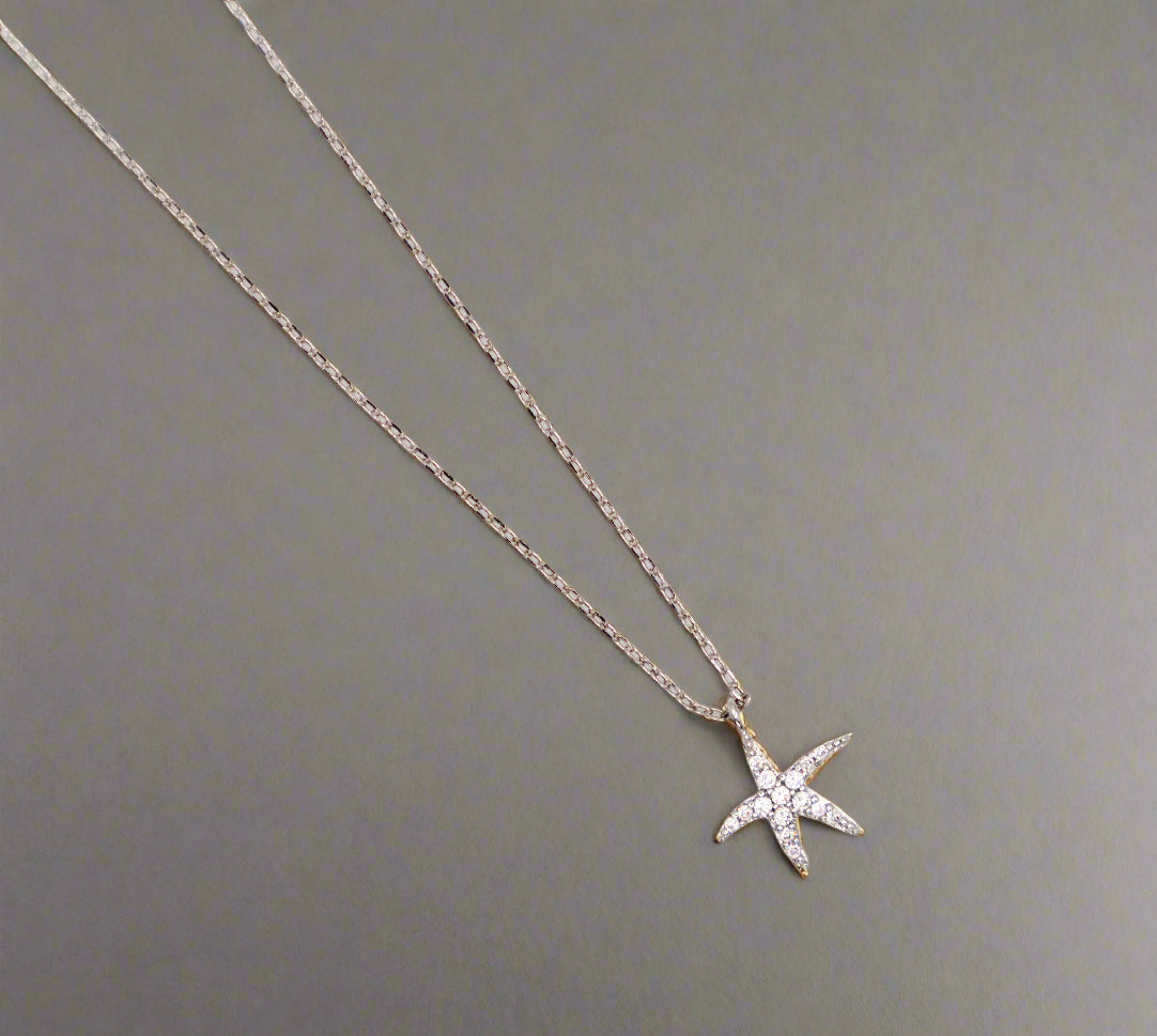 Starry Seas Necklace – Luxury Blue Gemstone Statement Necklace