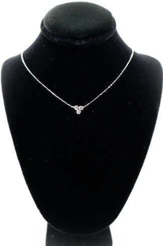 Trinity Faux Diamond Sparkle Necklace | Elegance Redefined