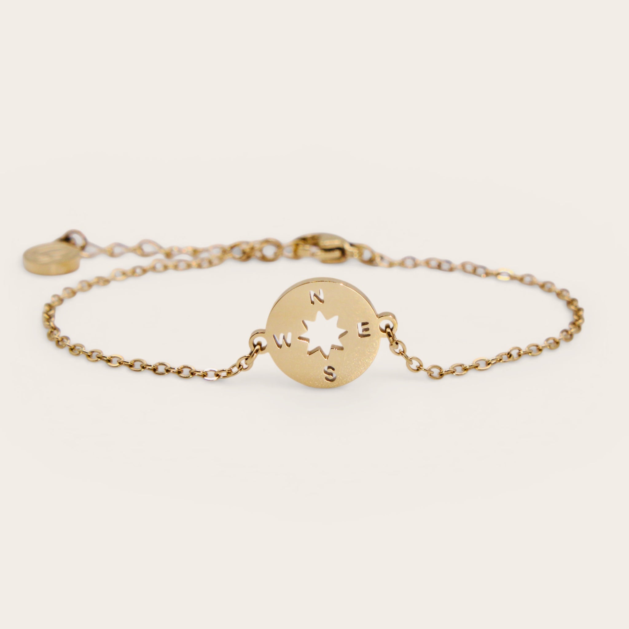 Compass Charm Bracelet Set