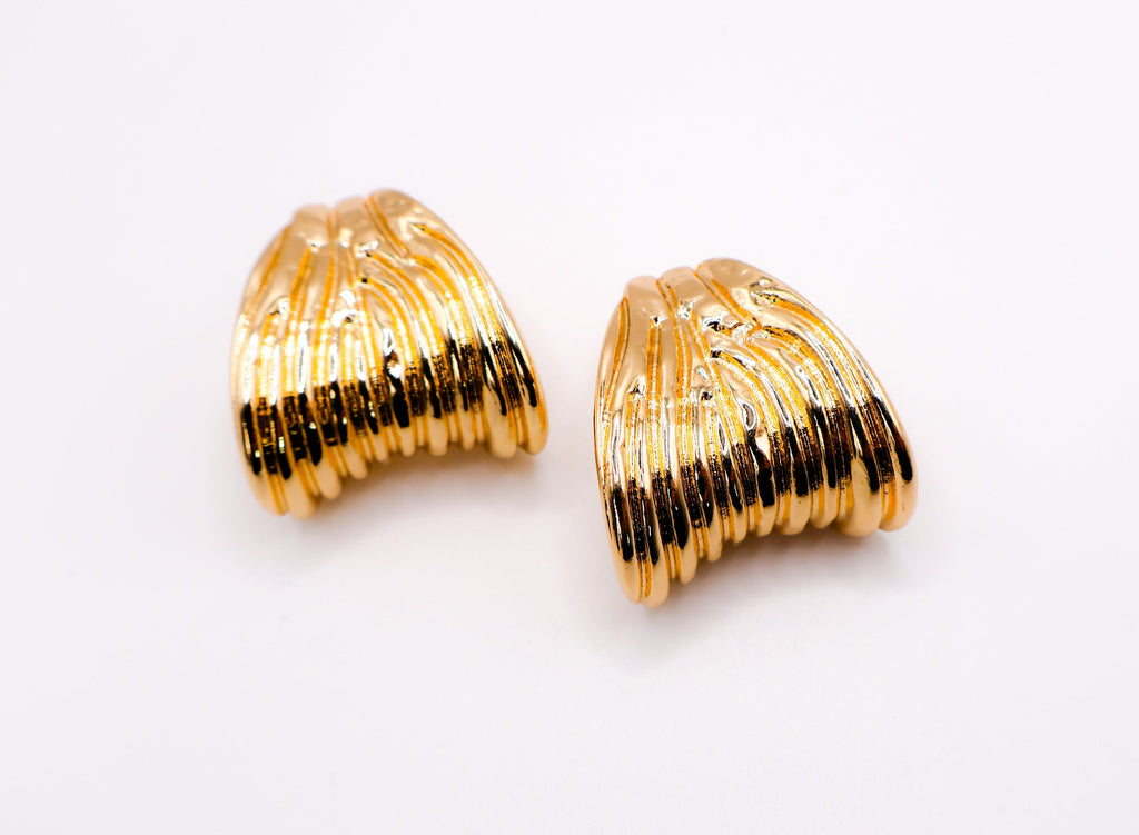 Golden Halo Earrings – Luxury Gold Statement Earrings