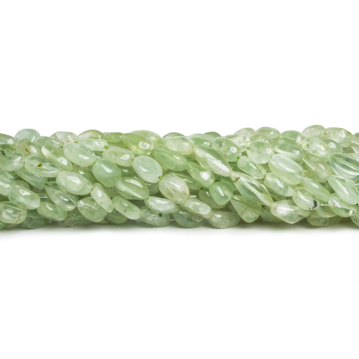 9mm Prehnite Beads Plain Oval Beads, 14 inch