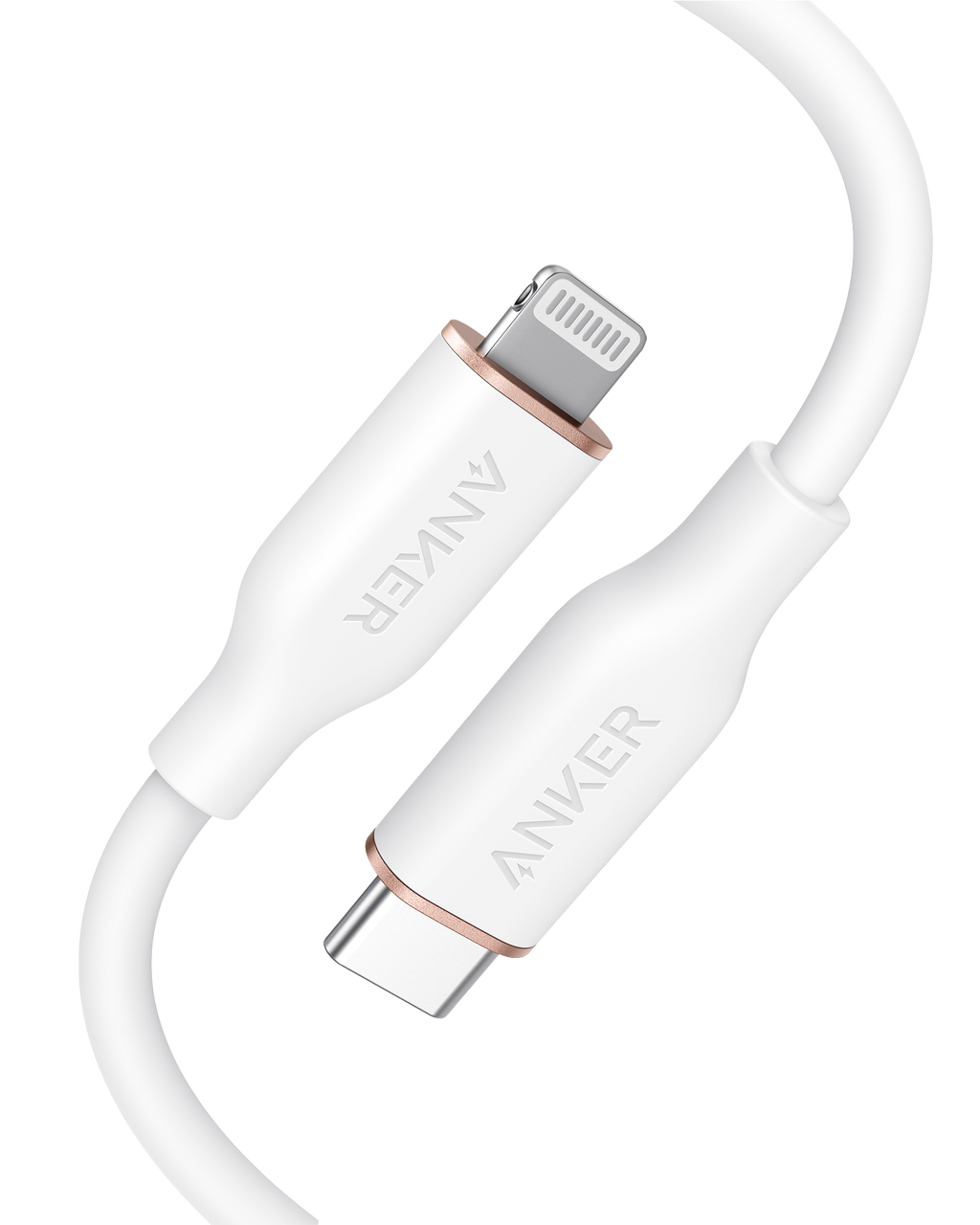 Anker <b>641</b> USB-C to Lightning Cable (Flow, 3 ft Silicone)