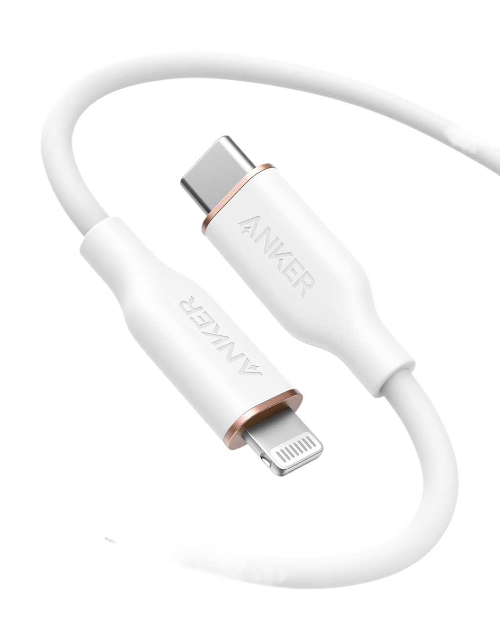 Anker <b>641</b> USB-C to Lightning Cable (Flow, 3 ft Silicone)